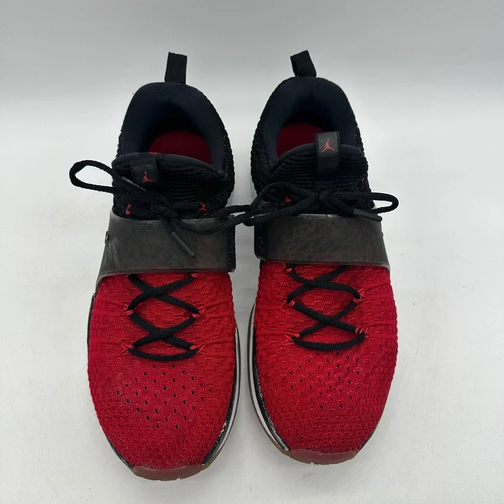 Nike 921210-601 Mens 10.5 Air Jordan Trainer 2 Flynit Red/Black Running Shoes‎